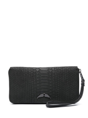 

Crocodile-effect leather wallet, Zadig&Voltaire Crocodile-effect leather wallet