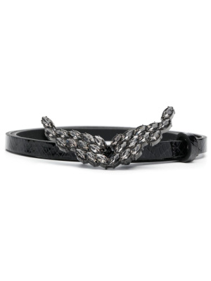 

Rock wings-buckle leather belt, Zadig&Voltaire Rock wings-buckle leather belt