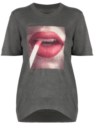 

Photo-print cashmere top, Zadig&Voltaire Photo-print cashmere top