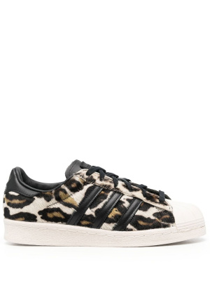 

Superstar leopard-print sneakers, Adidas Superstar leopard-print sneakers
