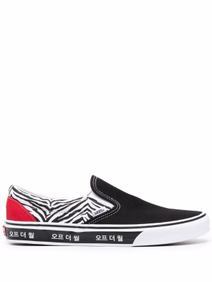 

Korean Typography slip-on shoes, Vans Korean Typography slip-on shoes