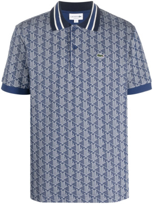 

Monogram-motif short-sleeved polo shirt, Lacoste Monogram-motif short-sleeved polo shirt