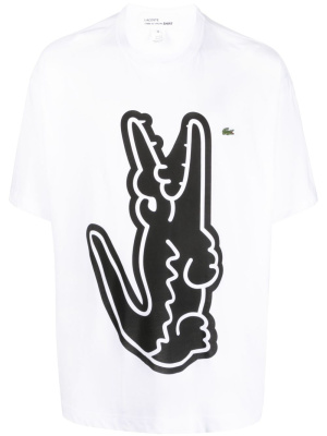 

X Lacoste graphic-print T-shirt, Comme Des Garçons Shirt X Lacoste graphic-print T-shirt
