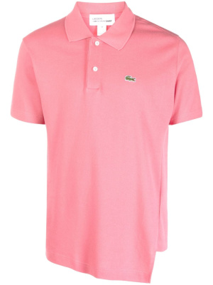 

X Lacoste asymmetric cotton polo shirt, Comme Des Garçons Shirt X Lacoste asymmetric cotton polo shirt