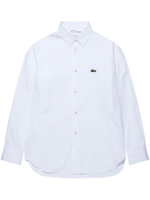 

X Lacoste logo-patch cotton shirt, Comme Des Garçons Shirt X Lacoste logo-patch cotton shirt