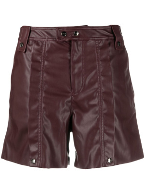 

Panelled faux-leather shorts, Iceberg Panelled faux-leather shorts