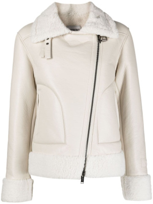 

Zip-up faux-leather jacket, Iceberg Zip-up faux-leather jacket