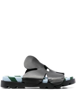 

Twins floral-detail leather sandals, Camper Twins floral-detail leather sandals