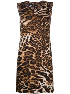 

Animal-print mini shift dress, Boutique Moschino Animal-print mini shift dress
