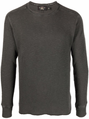 

Waffle-knit cotton jumper, Ralph Lauren RRL Waffle-knit cotton jumper