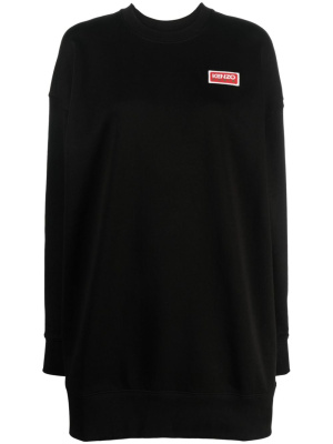 

Logo-print sweatshirt dress, Kenzo Logo-print sweatshirt dress
