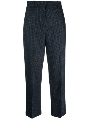 

Micro-houndstooth straight-leg trousers, Kenzo Micro-houndstooth straight-leg trousers