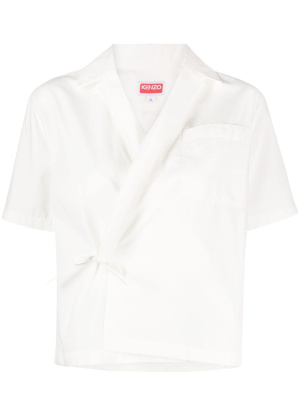 

Oberteil cotton wrap shirt, Kenzo Oberteil cotton wrap shirt