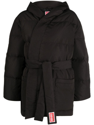 

Belted wrap down jacket, Kenzo Belted wrap down jacket