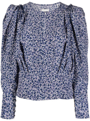 

Floral-print silk blouse, ISABEL MARANT Floral-print silk blouse