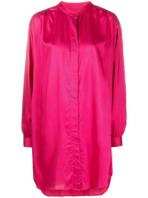 

Ulrich band-collar striped shirtdress, ISABEL MARANT Ulrich band-collar striped shirtdress