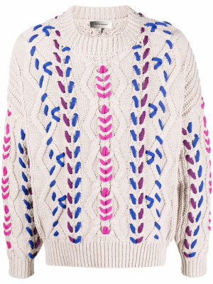 

Zolan cable-knit jumper, ISABEL MARANT Zolan cable-knit jumper