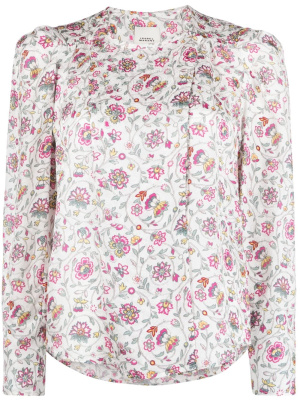 

Lensy floral-print blouse, ISABEL MARANT Lensy floral-print blouse