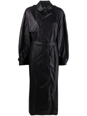 

Faux-leather belted trench coat, ISABEL MARANT Faux-leather belted trench coat