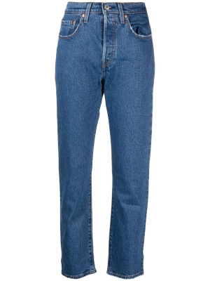 

501 cropped straight-leg jeans, Levi's 501 cropped straight-leg jeans