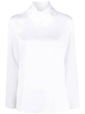 

Pointed high-neck blouse, Emporio Armani Pointed high-neck blouse