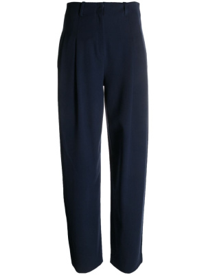 

Pleat-detail straight-leg trousers, Emporio Armani Pleat-detail straight-leg trousers