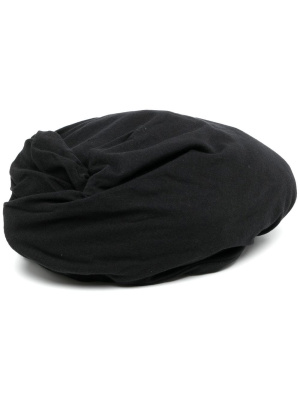 

Gathered cotton beret, Yohji Yamamoto Gathered cotton beret