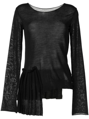 

Asymmetric pleat jumper, Yohji Yamamoto Asymmetric pleat jumper
