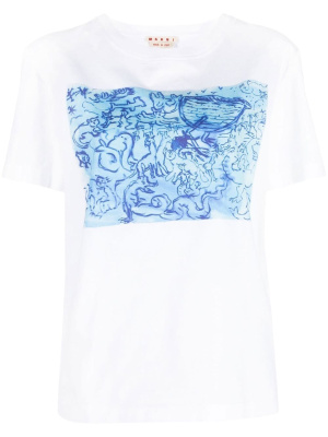 

Painting print t-shirt, Marni Painting print t-shirt