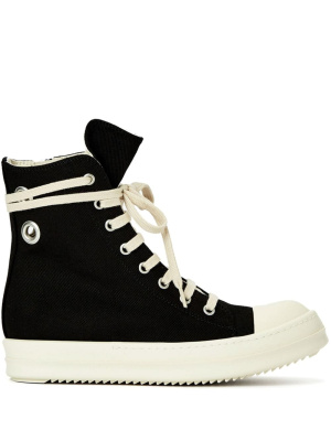 

Luxor cotton high-top sneakers, Rick Owens DRKSHDW Luxor cotton high-top sneakers