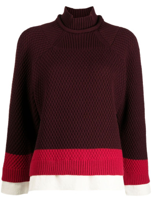 

Intarsia-knit wool jumper, Undercover Intarsia-knit wool jumper