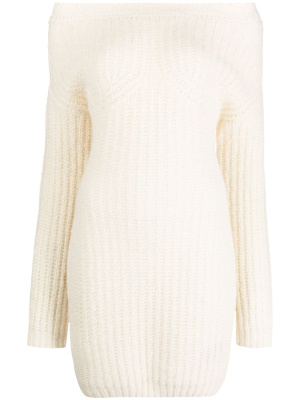

Off-shoulder knitted minidress, Dsquared2 Off-shoulder knitted minidress