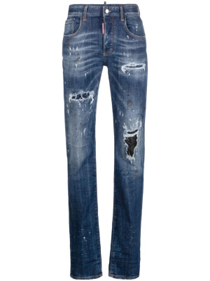 

Mid-rise distressed jeans, Dsquared2 Mid-rise distressed jeans
