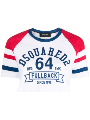 

Logo-print crop top, Dsquared2 Logo-print crop top