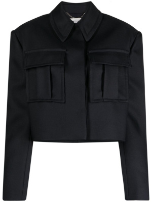 

Long-sleeve cropped jacket, Stella McCartney Long-sleeve cropped jacket