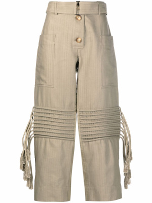

Tassel straight-leg trousers, Stella McCartney Tassel straight-leg trousers