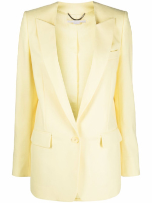 

Single-breasted tailored wool blazer, Stella McCartney Single-breasted tailored wool blazer