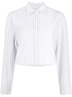 

Striped cropped shirt, Stella McCartney Striped cropped shirt