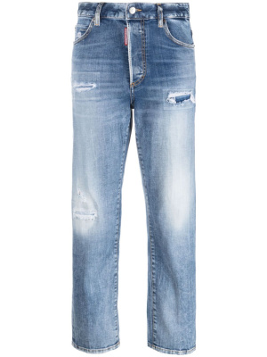 

High-rise straight-leg jeans, Dsquared2 High-rise straight-leg jeans