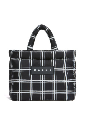 

Check-pattern tote bag, Marni Check-pattern tote bag