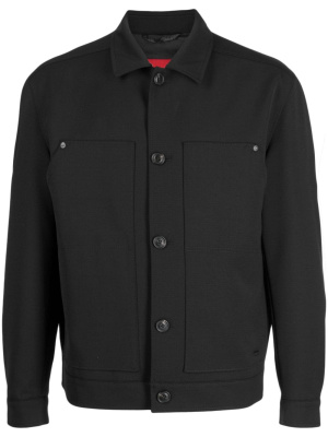

Patch-pockets button-down jacket, HUGO Patch-pockets button-down jacket