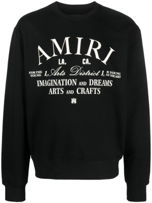 

Logo-print cotton sweatshirt, AMIRI Logo-print cotton sweatshirt