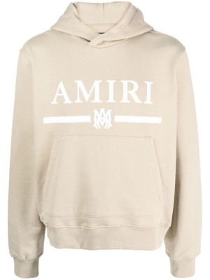 

A. Bar logo-print cotton hoodie, AMIRI M.A. Bar logo-print cotton hoodie