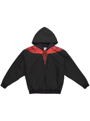 

Icon Wings hooded jacket, Marcelo Burlon County of Milan Icon Wings hooded jacket