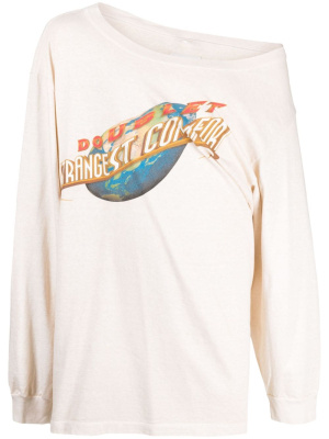 

Slogan-print long-sleeved T-shirt, Doublet Slogan-print long-sleeved T-shirt