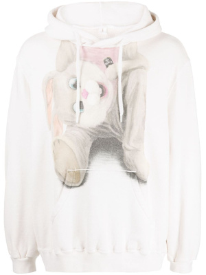 

Graphic-print cotton hoodie, Doublet Graphic-print cotton hoodie