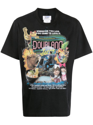 

Graphic-print crew-neck T-shirt, Doublet Graphic-print crew-neck T-shirt