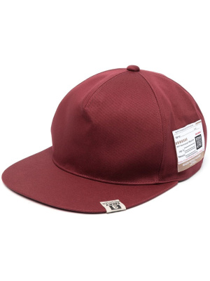 

Logo-patch flat-brim cap, Maison Mihara Yasuhiro Logo-patch flat-brim cap