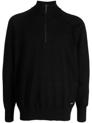 

Fine-knit half-zip jumper, Calvin Klein Fine-knit half-zip jumper