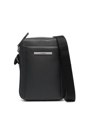 

Grained-texture messenger bag, Calvin Klein Grained-texture messenger bag